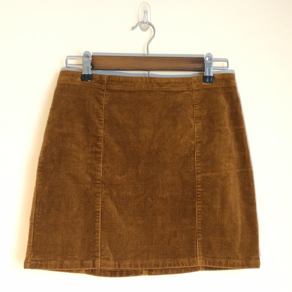 H&M Dresses & Skirts - H&M Corduroy Skirt Brown